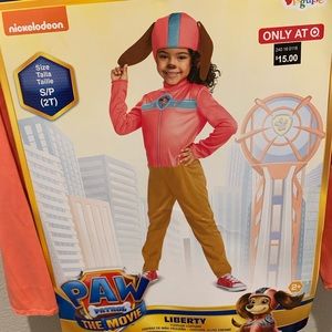 Paw Patrol Liberty costume. Size 2T S/P.